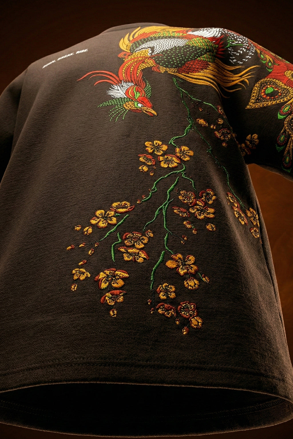 Burn Break Brown Front Printed Exclusive T-shirt Supreme Edition