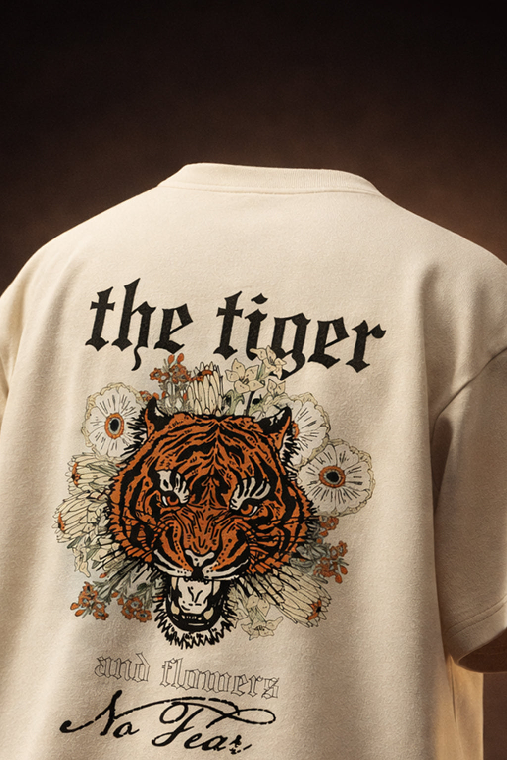 Tiger Swanwhite Plus Size Printed Exclusive T-Shirt