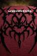 Veirdo Maroon Flock Printed Exclusive T-shirt Supreme Edition