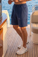 Navy Relaxed-Fit Exclusive Travel Shorts