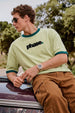 The Phase Fogg Green Oversized Printed T-shirt