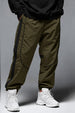 Taupe Contrast Stripe Relaxed Fit Nylon Exclusive Jogger