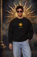 Karma Black Prinetd Oversized Exclusive Sweatshirt