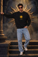 Karma Black Prinetd Oversized Exclusive Sweatshirt