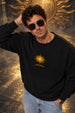 Karma Black Prinetd Oversized Exclusive Sweatshirt