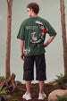 Shinzen Olive Back Printed Exclusive T-shirt Supreme Edition