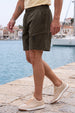 Olive Relaxed-Fit Exclusive Utility Shorts