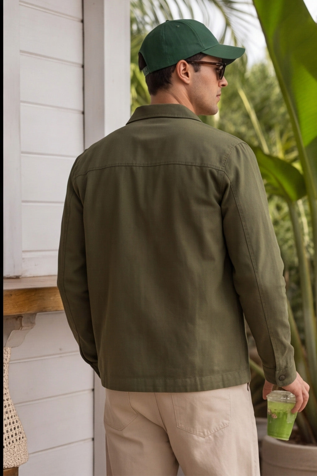Veirdo Exclusive Olive Premium Button Detail Exclusive Shacket