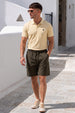 Olive Relaxed-Fit Exclusive Utility Shorts
