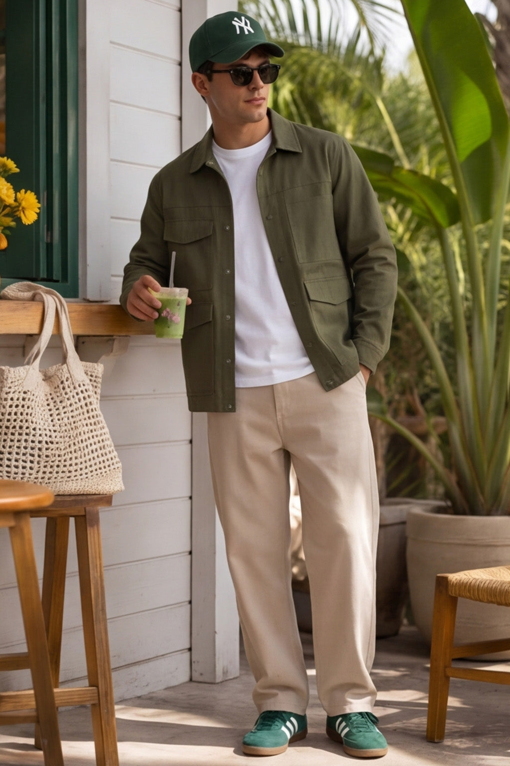 Veirdo Exclusive Olive Premium Button Detail Exclusive Shacket