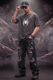 SpiderVerse Webline Black Acid Washed T-Shirt Supreme Edition
