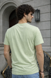 Break The Limit Green Regular Fit Printed T-shirt