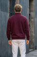 Veirdo Original Maroon Oversized Full Sleeve Printed Exclusive Polo T-shirt