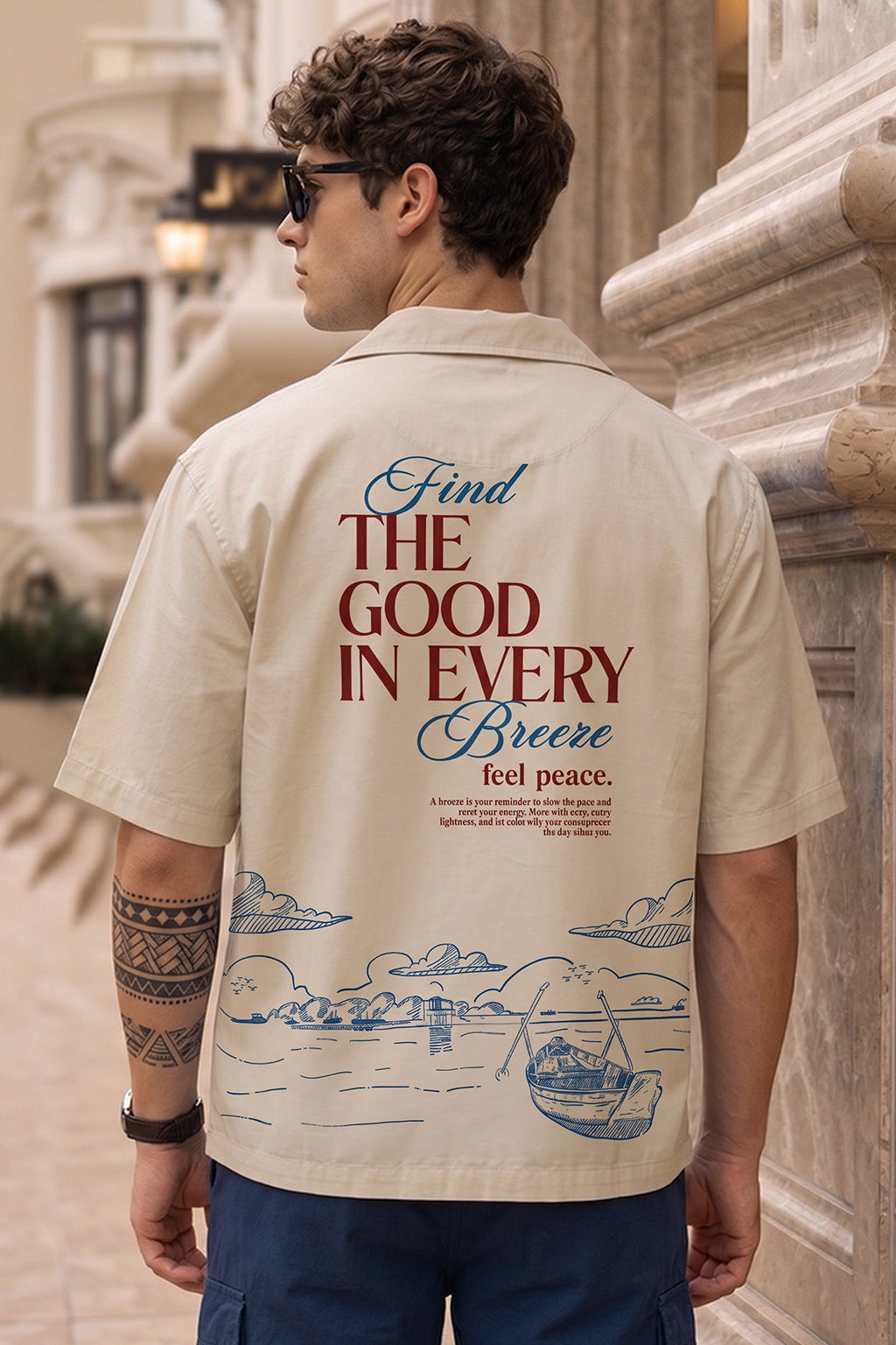White shirt for men