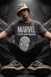 Spider-Man Web Warrior Black Acid Washed T-Shirt Supreme Edition