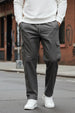 Grey Pure Cotton Baggy Fit 4 Pocket Cargo