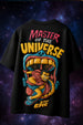 Master Of The Universe Black Oversized Puff Printed Exclusive T-shirt