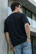 Black Plain Oversized T-shirt