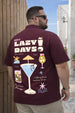 Lazy Days Brown Plus Size Printed Exclusive Shirt