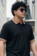 Black Plus Size Polo T-shirt