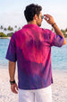 Midnight Tie-Dye Pink All Over Print Oversized Exclusive Shirt