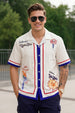 Arizona White Oversized Printed Exclusive Shirt