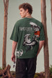 Shinzen Olive Back Printed Exclusive T-shirt Supreme Edition