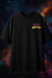 Master Of The Universe Black Oversized Puff Printed Exclusive T-shirt