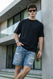 Black Plain Oversized T-shirt