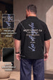 Los Angeles Black Plus Size Printed Exclusive Shirt