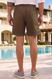 Brown Relaxed-Fit Exclusive Travel Shorts