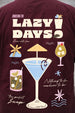 Lazy Days Brown Plus Size Printed Exclusive Shirt