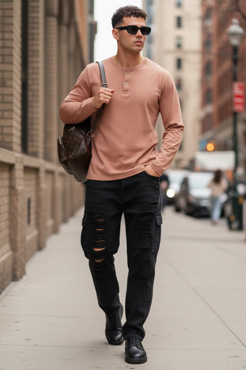 Henley Cork Solid T-shirt
