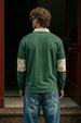 Veirdo Olive & Beige Oversized Full Sleeve Exclusive Polo T-shirt