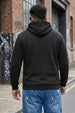 Black Plain Plus Size Hoodie