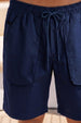 Navy Relaxed-Fit Exclusive Utility Shorts