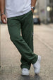 Nothing Impossible Olive Side Stripe Knitted Cargo