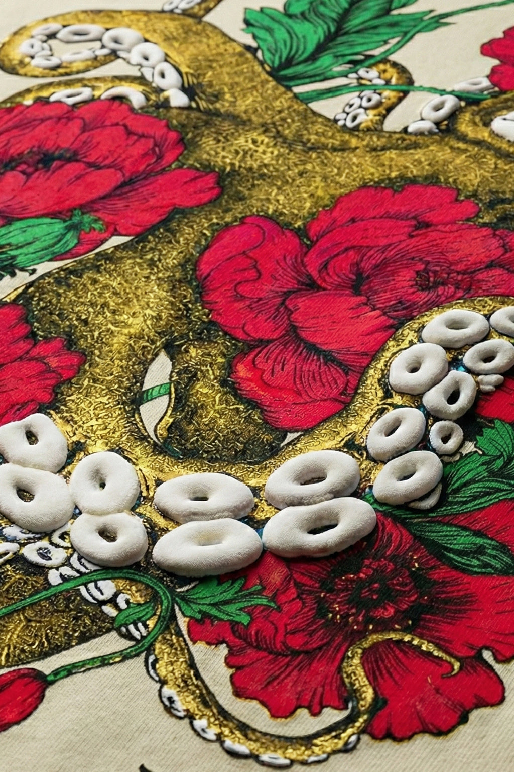 Octopus Swanwhite 3D Puff Print Exclusive T-shirt Supreme Edition