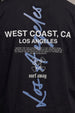Los Angeles Black Plus Size Printed Exclusive Shirt