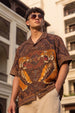 Imperial Tiger Maroon All Over Print Oversized Exclusive Shirt