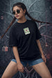 कल्पवृक्ष Black Printed Exclusive T-shirt Epic Collection For Women