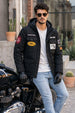 Black Multi-Patch Functional Pocket Hooded Jacket