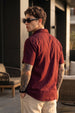 Maroon Plain Regular Fit Half Sleeve Single Pocket Exclusive Shirt