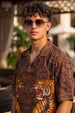 Imperial Tiger Maroon All Over Print Oversized Exclusive Shirt