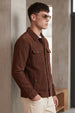 Chocolate Brown 4 Pocket Loose Fit Exclusive Corduroy Jacket