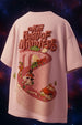 Madness Rose Water Oversized Puff Printed Exclusive T-shirt