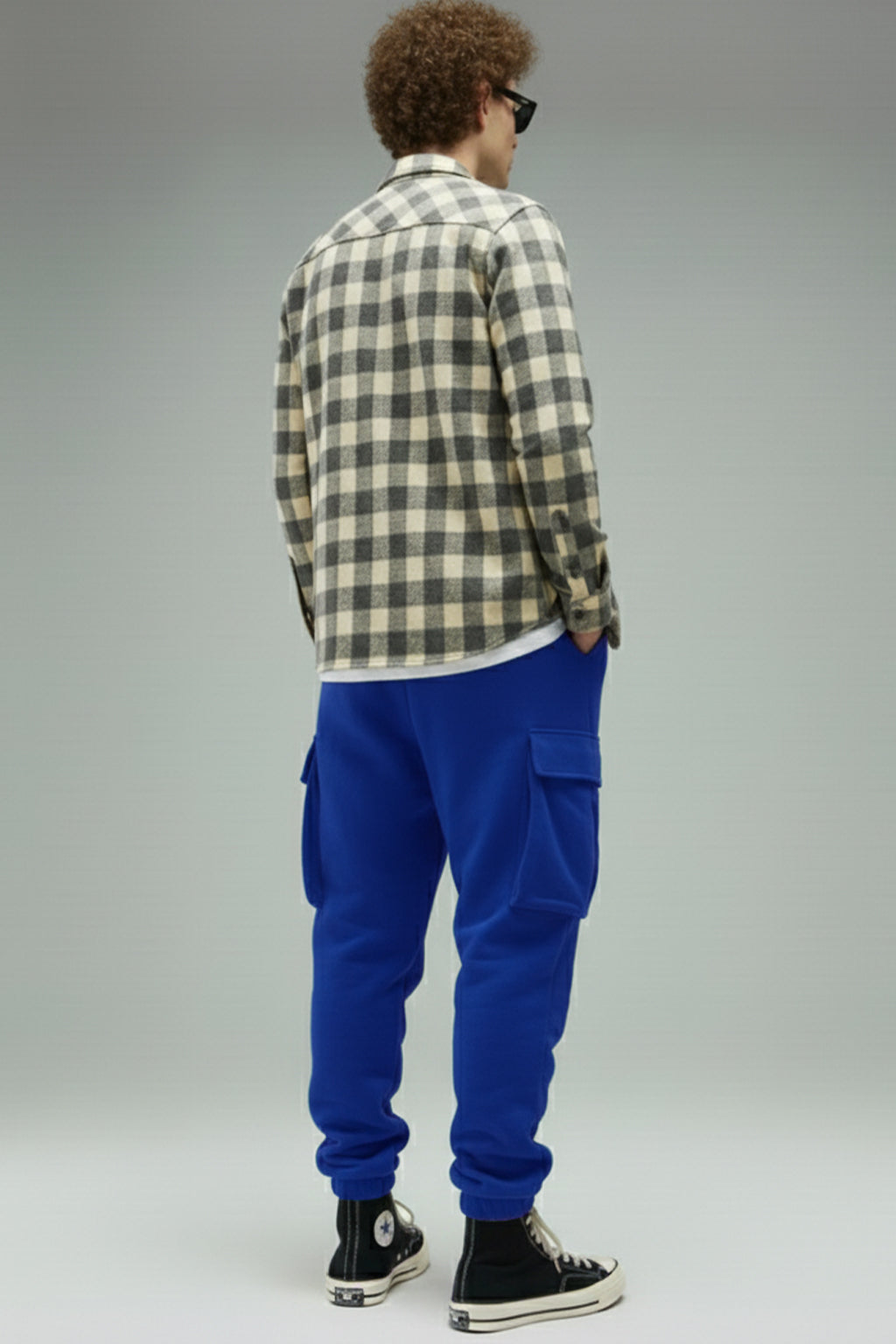 Skydiver Solid Baggy Fit Cargo Joggers