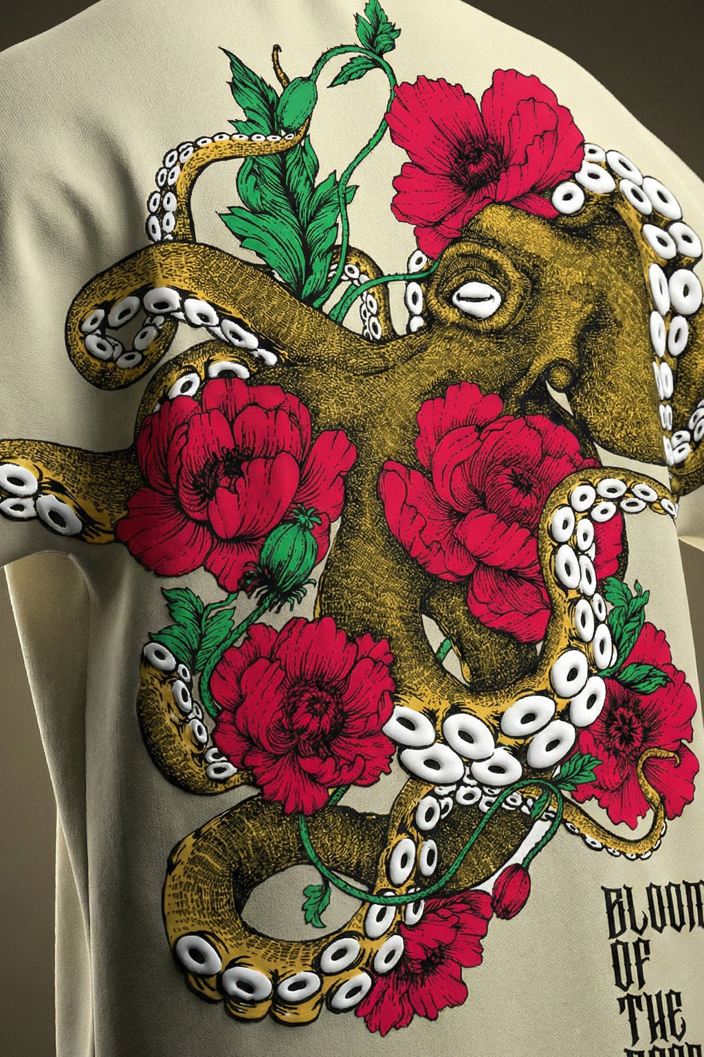 Octopus Swanwhite 3D Puff Print Exclusive T-shirt Supreme Edition