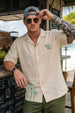 Good Vibes Swanwhite Oversized Printed Exclusive Shirt