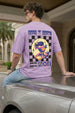 Sour Roar Lilac Oversized Printed T-shirt